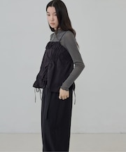 ナイロンギャザービスチェ