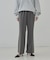 Comfy Set Up｜イージーストレートフレアパンツ【セットアップ対応／通勤／カセット服】