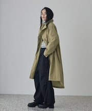 中綿フォルムモッズコート