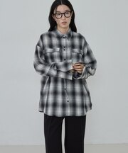 チェックネルシャツ