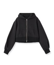 コンパクト裏毛ジップパーカー