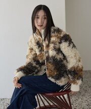 アニマルフェイクファーブルゾン