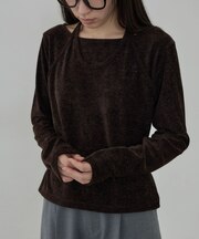 ベロアレイヤードカットソー