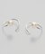 【November】ダブルピアス／パール0.4mm