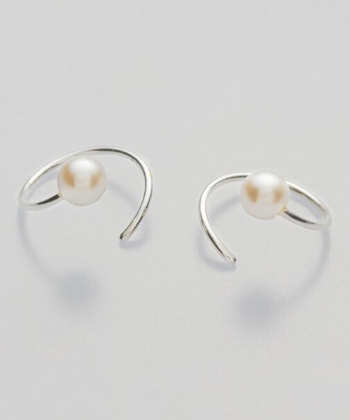 【November】ダブルピアス／パール0.4mm