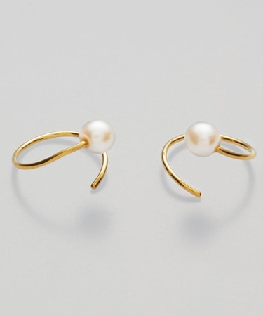 【November】ダブルピアス／パール0.4mm