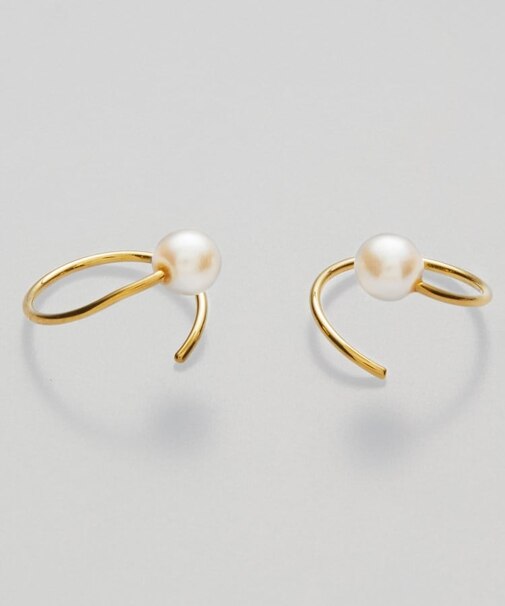 【November】ダブルピアス／パール0.4mm
