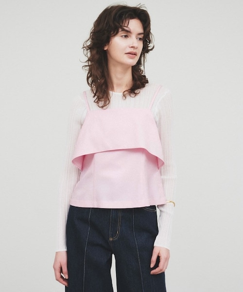 クロエシルクフリルキャミソールchloeバーニーズ クロエシルクフリルキャミソールchloeバーニーズ クロエシルク