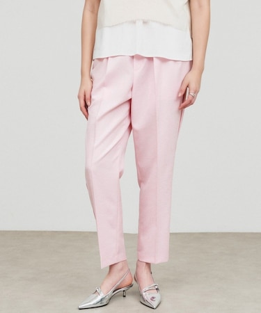 【セットアップ/手洗い可】イージータックテーパードパンツ