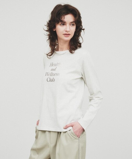 【手洗い可】箔プリントロゴTシャツ