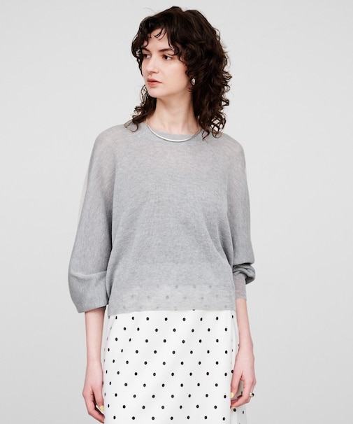 シアーニットプルオーバー