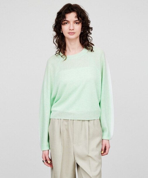 シアーニットプルオーバー