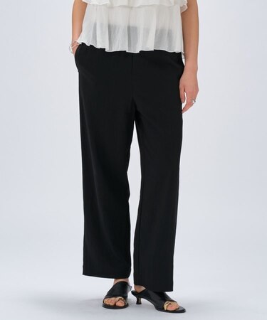 【セットアップ／マシンウォッシュ】レーヨンツイルイージーパンツ