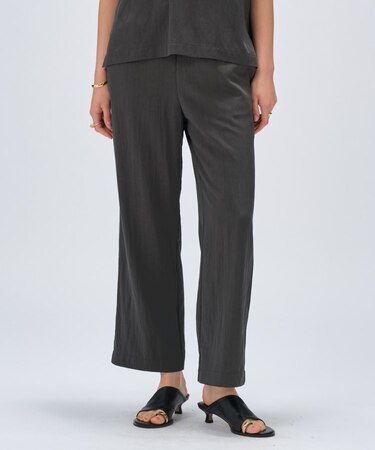 【セットアップ／マシンウォッシュ】レーヨンツイルイージーパンツ