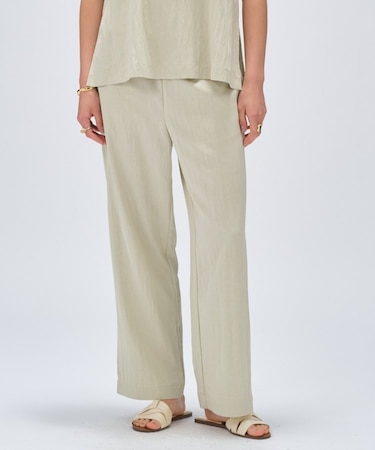 【セットアップ／マシンウォッシュ】レーヨンツイルイージーパンツ