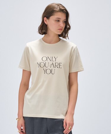 【手洗い可】ロゴプリントTシャツ