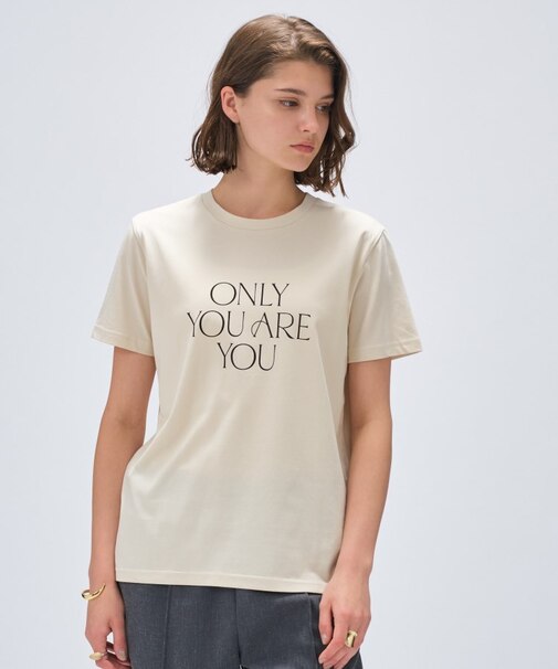 【手洗い可】ロゴプリントTシャツ