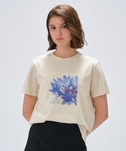 【手洗い可】ロゴプリントTシャツ