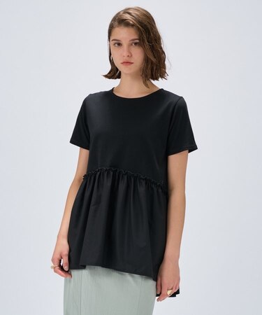 【マシンウォッシュ】ドッキングチュニックTシャツ