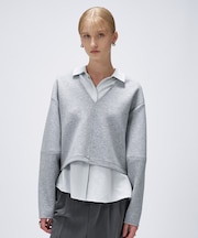 【セットアップ/マシンウォッシュ】深Vネックダンボールプルオーバー