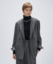 ヘリンボーンテーラードジャケット