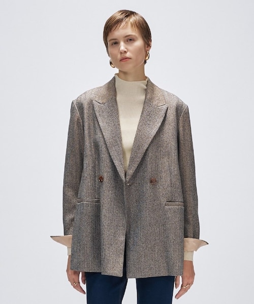 ヘリンボーンテーラードジャケット｜クロエンスの通販｜&mall（アンド