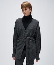 【セットアップ】ベルトカーディガン