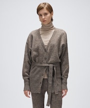 【セットアップ】ベルトカーディガン