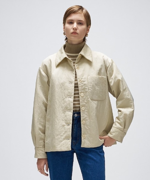 ライトパディングシャツジャケット