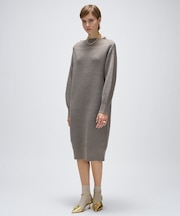 畦ニットロングワンピース