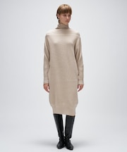 畦ニットロングワンピース