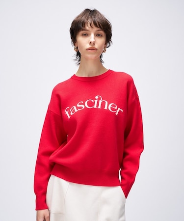 【手洗い可】ロゴニットプルオーバー