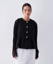 【オケージョン】ツイードペプラムジレ