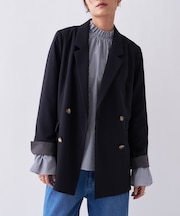 【セットアップ／オケージョン／防花粉】ライトテーラードジャケット