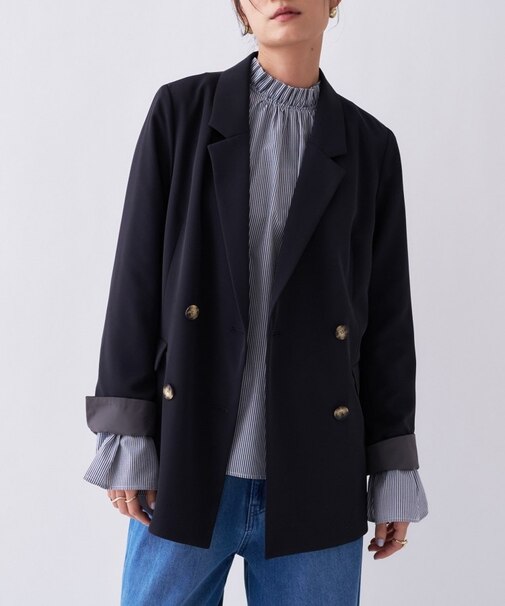 【セットアップ/オケージョン/防花粉】ライトテーラードジャケット