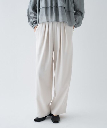 【セットアップ／オケージョン／マシンウォッシュ】ツイルイージータックパンツ