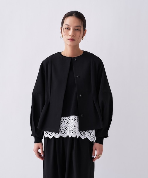 【セットアップ／オケージョン／手洗い可】フォルムジャケット