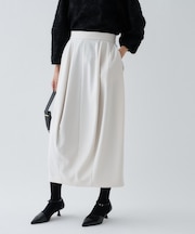 【セットアップ/オケージョン/マシンウォッシュ】ダンボールコクーンスカート