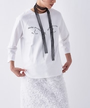 【Philly chocolateコラボ】キャットプリントロングTシャツ