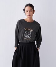【Philly chocolateコラボ】キャットプリントロングTシャツ