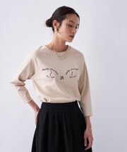 【Philly chocolateコラボ】キャットプリントロングTシャツ