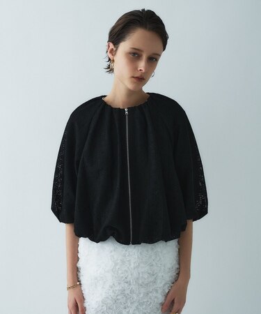 レースシアーブルゾン