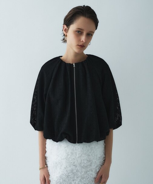 レースシアーブルゾン