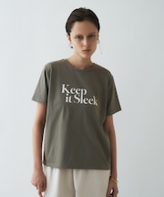 【マシンウォッシュ】ロゴプリントTシャツ