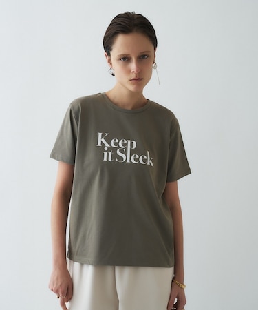 【マシンウォッシュ】ロゴプリントTシャツ