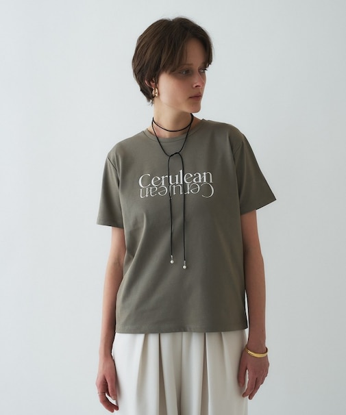 【マシンウォッシュ】ロゴプリントTシャツ