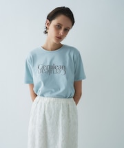 【マシンウォッシュ】ロゴプリントTシャツ