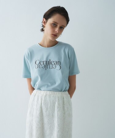 【マシンウォッシュ】ロゴプリントTシャツ