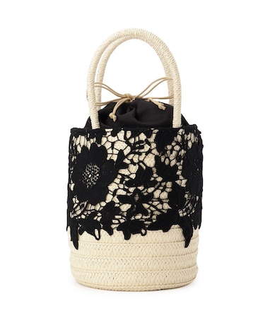レースバケツトートバッグ