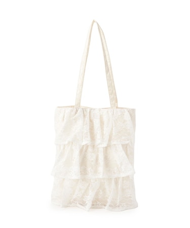 レースティアードトートバッグ